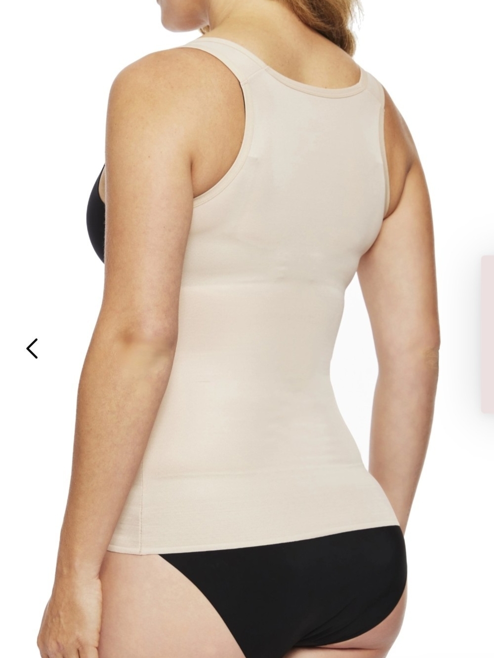 Naomi & Nicole Firm Control Shapewear Tank Top Beige XL 12-14 Seamless Stretch - Picture 2 of 4